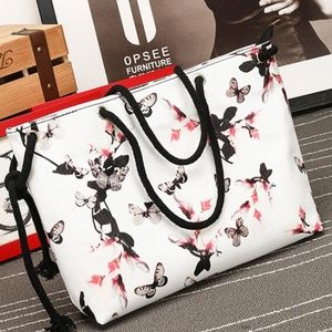Butterfly tote bag